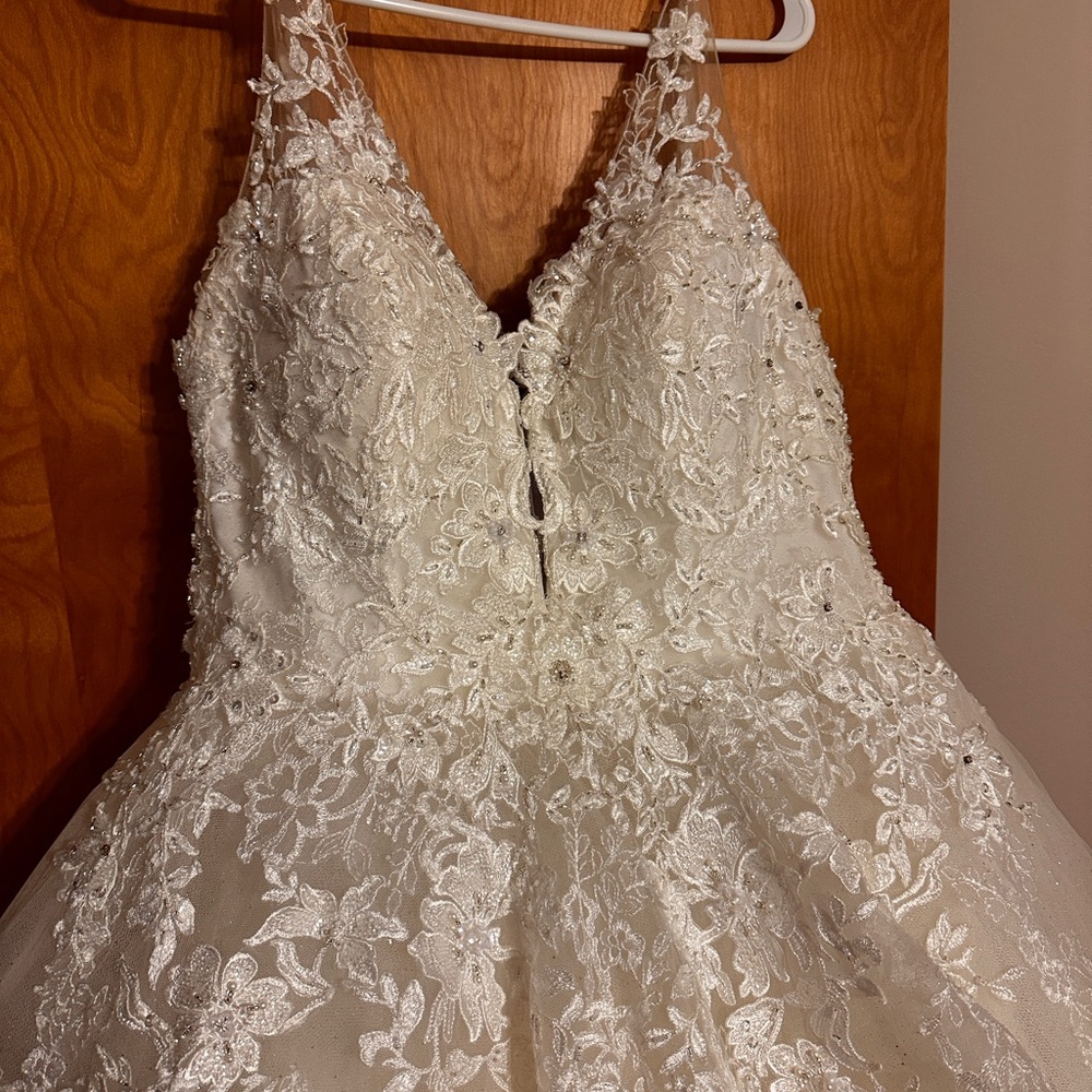Elegant Lace Wedding Dress - Picture 5 of 10